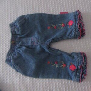 Baby Newborn Light Coloured Blue Jeans